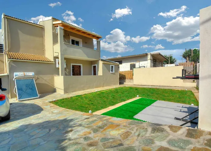 Stratos House 2br Parking Near Corfutown Vakantiehuis *